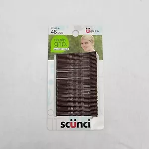 Scunci Brown No Slip Grip Bobby Pins 96 Ct - 2 Pack - Picture 1 of 1
