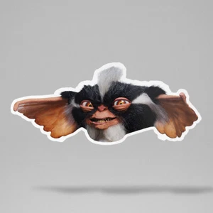 Pegatina de utilería de película usada de 2 pantallas Mohawk Mogwai de Gremlins - alta calidad - Imagen 1 de 2