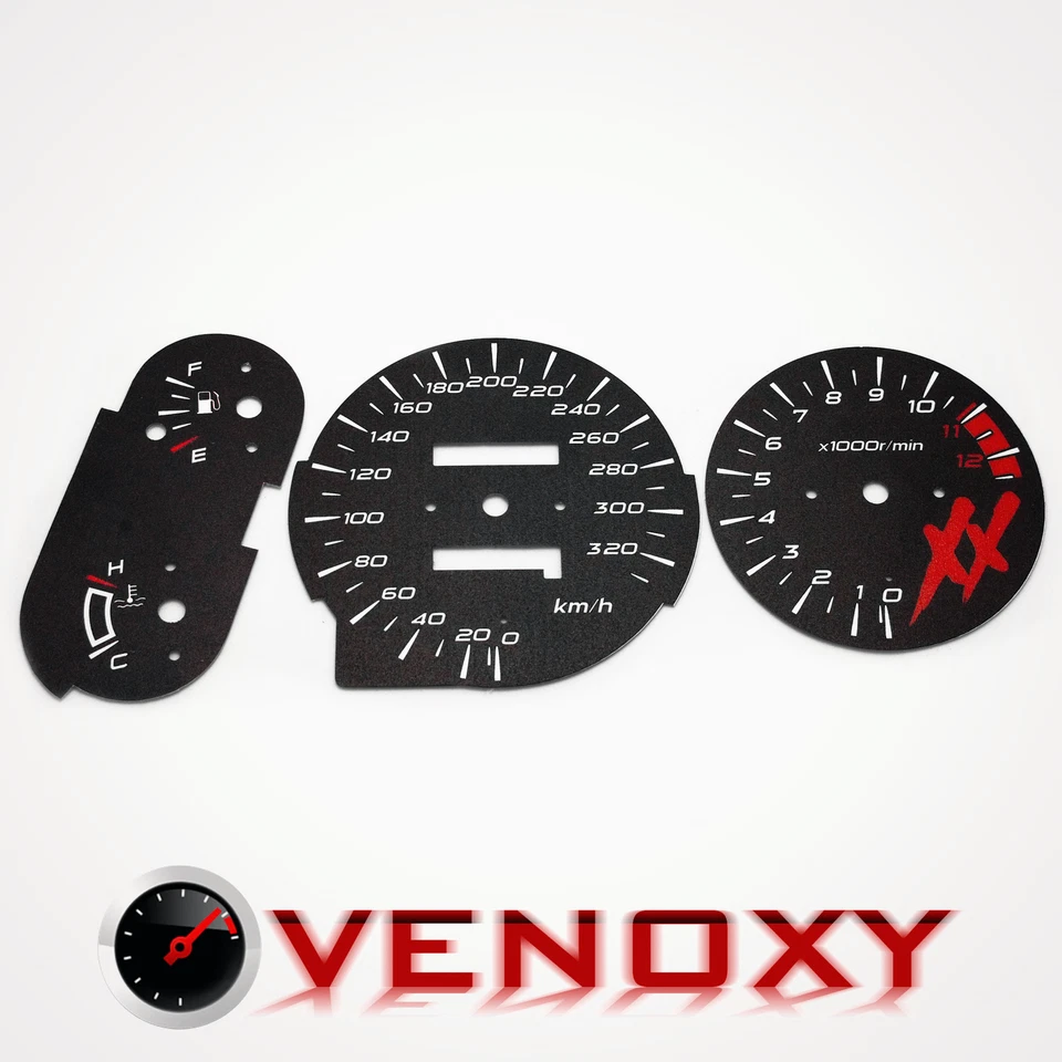 Velocímetro velocímetro NEGRO HONDA CBR 1100 XX Blackbird 1996-2000 Foto 1 de 1