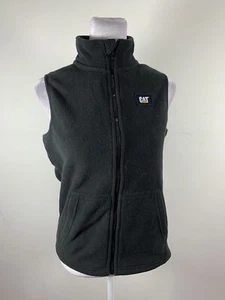 Cat Boys Solid Black Colored Sleeveless Fleece Vest Size M)10/12) - Picture 1 of 6