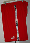 Big Mens PUMA Red Active Training Jog Logo Shorts NWOT 4XL  $45