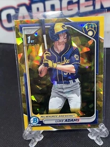 2024 Bowman - Prospects Gold Border #BP-50 Luke Adams /50 (RC) - Imagen 1 de 4