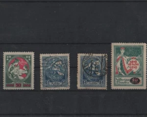 4 x Marken Uralt Lettland Jahre 1919- 1920 - Picture 1 of 1
