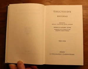 Thucydidis Historiae (Oxford Classical Texts) Tomus prior Thukydides Historien - Bild 1 von 3