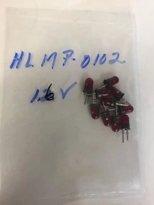 HLMP-0102 DIODE ÉLECTROLUMINESCENTE 50MA 1.6V 10 PCS NOS - Photo 1/1