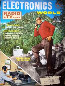 WALKIE-TALKIE FOR THE HAM - ELECTRONICS WORLD MAGAZINE, JULY, 1959 - Picture 1 of 6