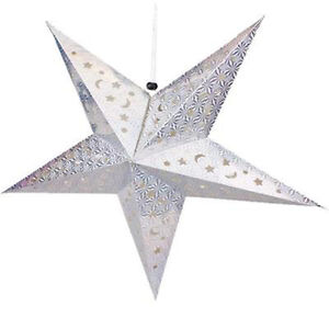 3D Laser Paper Star Lampshade Lantern Xmas Wedding Party Home Bar Hanging Decor
