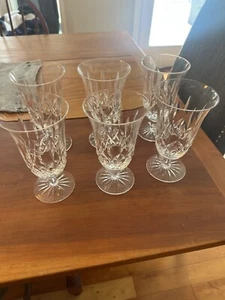 Waterford Lismore Crystal Ice Tea Glasses - Set of six. No chips or cracks. - Picture 1 of 5