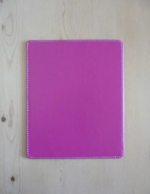 Alfombrilla de ratón de cuero sintético "ROSA" sin deslizamiento trasero 8,5" X 7" BN Foto 1 de 2