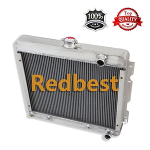 3 Row Aluminum Radiator For 1967-1973 Dodge Dart Plymouth Valiant Barracuda I6 - Picture 1 of 14