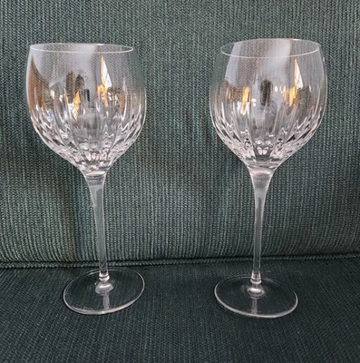 Juego de 2 copas de vino Miller Rogaska Soho de gran tamaño cristal de plomo completo Foto 1 de 4