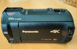 Panasonic HC-WX970M 4K Video Camera Wipe Take Camcorder - Picture 1 of 6