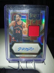 2023-24 Panini Select Markquis Nowell Silver RPA Rookie Patch Auto RC /199 - Picture 1 of 2