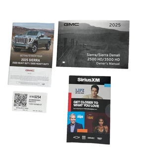 2025 GMC SIERRA 2500HD / 3500HD OWNERS MANUAL SET OEM ITEM OEM - Picture 1 of 2