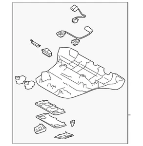Genuine Subaru Overhead Console 87505XC01BME - Bild 1 von 2