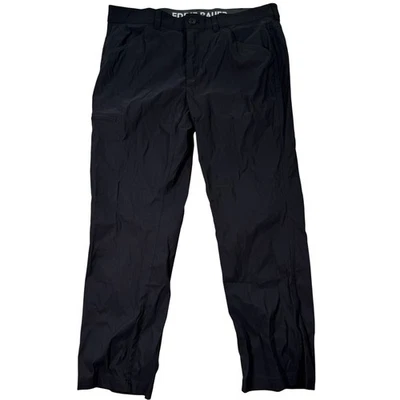Pantalones de senderismo Eddie Bauer Ripstop resistentes al agua ligeros negros para hombre 38x29 Foto 1 de 4