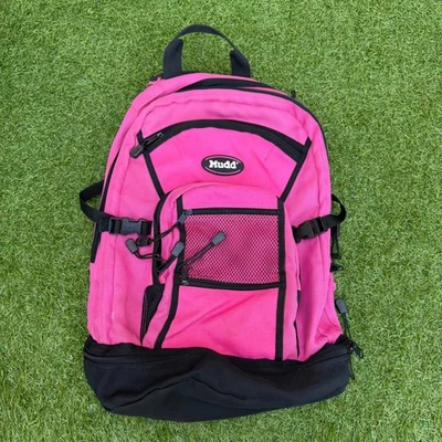 Mochila escolar vintage Y2K rosa barro viaje senderismo mochila bolsa de libros preppy Foto 1 de 4