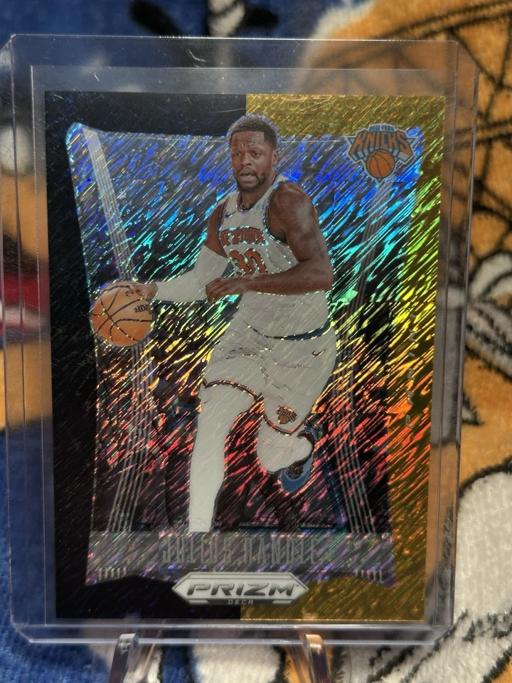 2023-2024 Panini Prizm Deca Julius Randle Negro Dorado Brillo/8 Knicks TWolves Foto 1 de 2