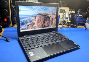 Lenovo 100e Gen 2 11.6" 64GB eMMC, Intel, 1.10GHz, 4GB RAM) Laptop Windows 10 - Picture 1 of 7