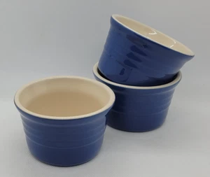 NEW Set of 3 Le Creuset Ramekins, Lapis Blue, 4 oz - Picture 1 of 6