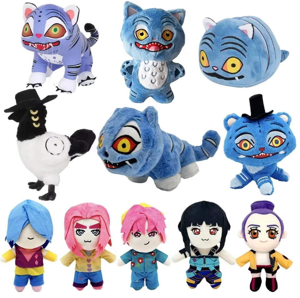 New Anime Demon Hunters Plush – Cute Tiger Plushie Soft Stuffed Toy - Image 1 of 1