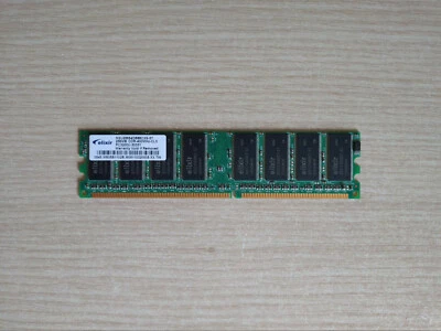 Elixir DDR400 PC3200 256MB Modulo memoria RAM Desktop PC fisso 184-pin DIMM DDR1 - Immagine 1 di 2