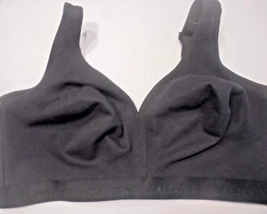 Cacique Womens BRA 42DDD Black Lightly Lined Cotton Lane Bryant No Wire - Picture 1 of 5