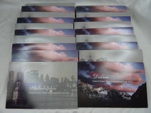 (10) 2007 P & D US Mint Sets Uncirculated 280 Coins OGP Wholesale Lot $138 FV! - Picture 1 of 6