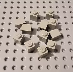 LEGO Basic bloque de construcción piedra base 1x1 nuevo gris claro 12 piezas Gray Brick 3005 R1 - Imagen 1 de 1