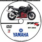 YAMAHA YZF-R6 (R) 2003 PODRECZNIK WARSZTATOWY WORKSHOP MANUAL SERVICE DVD CD SOF
