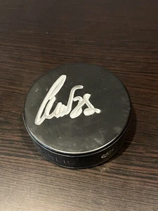 Cristobal Huet Signed Autographed NHL Hockey Puck - Picture 1 of 2