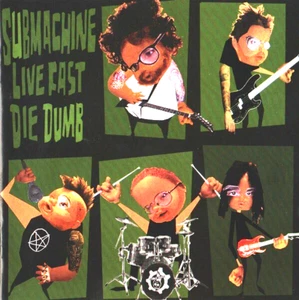 SUBMAHINE Live Fast Die Dumb LP PUNK ROCK Hardcore BLACK VINYL Out Of Print NEW - Foto 1 di 1