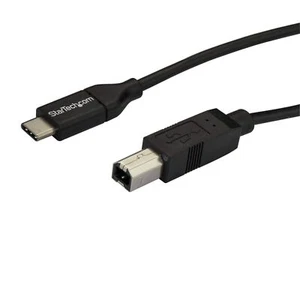 StarTech USB2CB2M 6Ft USB-C to USB-B Print Scanner Black Cable TB3 Compatible - Picture 1 of 5