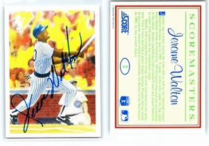 Jerome Walton Autograph, Chicago Cubs, Score #2 (1990) - Picture 1 of 1
