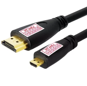 1,5m HDMI-Micro HDMI 1.4 a Kabel Adapter Ethernet TV Full HD TFT Tablet Handy 3D - Bild 1 von 11