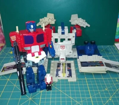 Transformers Powermasters Leader Optimusprime Base Vintage 80 Takara - Immagine 1 di 4