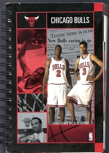 2001-02 Chicago Bulls NBA Basketball Media Guide - Picture 1 of 2