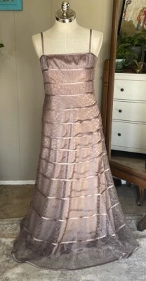 JS Collection gown, cocoa, size 12 - Image 1 of 4