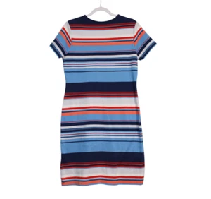 Brooks Brothers Shirt Dress Medium Multicolor Striped Preppy 100% Cotton Casual - Picture 1 of 12