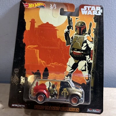 风火轮高级星球大战 BOBA FETT 福特 Transit SUPERVAN 真品骑手 — 第 1/2 张图片