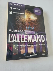 LOGICIEL DE PC " APPRENDRE L 'ALLEMAND " NIVEAU 1 & 2 NEUF - Photo 1/2