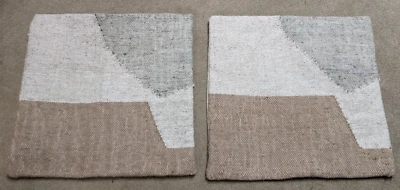 NEW~Creative Co-op, Inc. 20" X 20" Wool Blend Classic Pillow Cover Set of 2 - Image 1 of 4