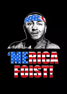 Camiseta DryBlend® para adultos - ('MERICA FOIST RIZADO - CHIFLADOS - HUMOR AMERICANO / NOVELA - Imagen 1 de 36