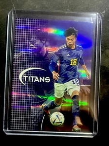 Futera 2024 World Football Soccer FX TITANS - Kaoru Mitoma #2/3 RARE - Picture 1 of 2
