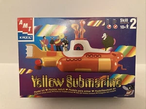 AMT-ERTL Model Kit Beatles Yellow Submarine Model Kit scatola aperta ma sigillata all'interno - Foto 1 di 5