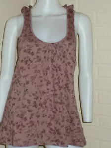 Neu mit Etikett! EZEKIEL BLUMENBLÄTTER RACER RÜCKVERSCHLÜSSE RÜCKEN TUNIKA TANK TOP MEDIUM - Bild 1 von 7
