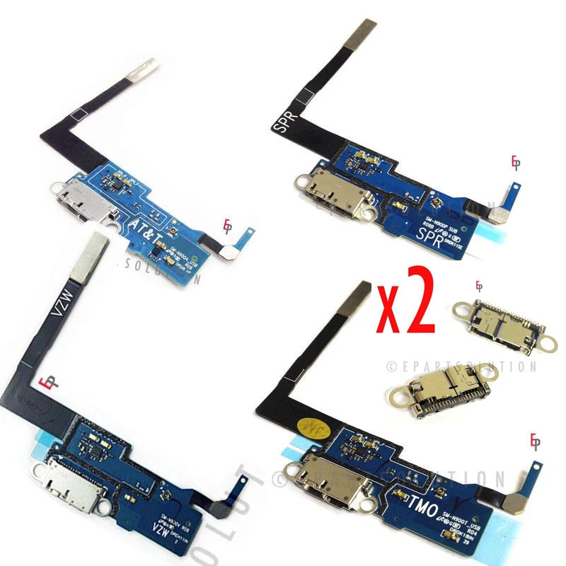 Cable flexible conector base puerto carga cargador USB Samsung Galaxy Note 3 N900 Foto 1 de 1