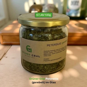 Grüner Gral Petersilie (gerebelt) im Glas - Bild 1 von 1