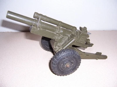 DE COLECCIÓN MARX LUMAR 10.5" EJÉRCITO CAMPO ARTILLERÍA RESORTE CAÑÓN PLÁSTICO JUGUETE Foto 1 de 4