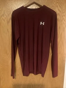 NEW Under Armour Heat Gear Maroon T-SHIRT NCAA #LZK0000 - Picture 1 of 5